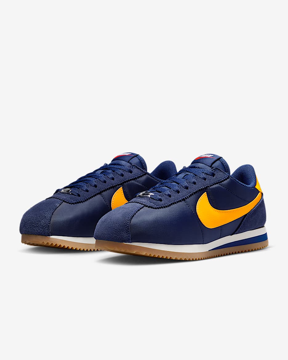 Blue and gold nike cortez online